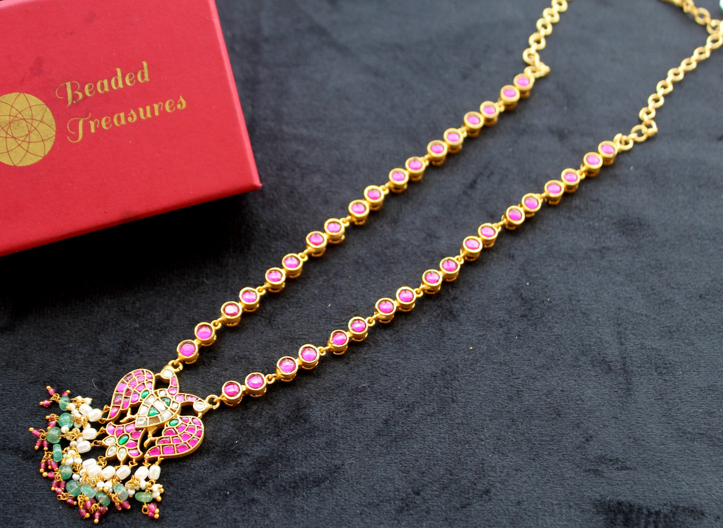 Jadau Jewellery Pendant Mala - Beaded Treasures