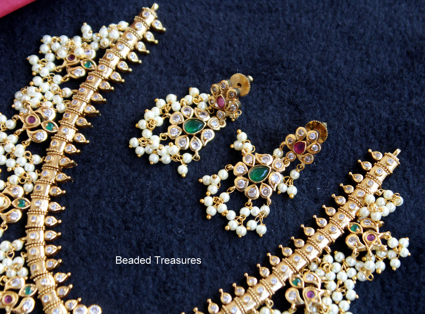 Guttapusalu Necklace Set - Beaded Treasures