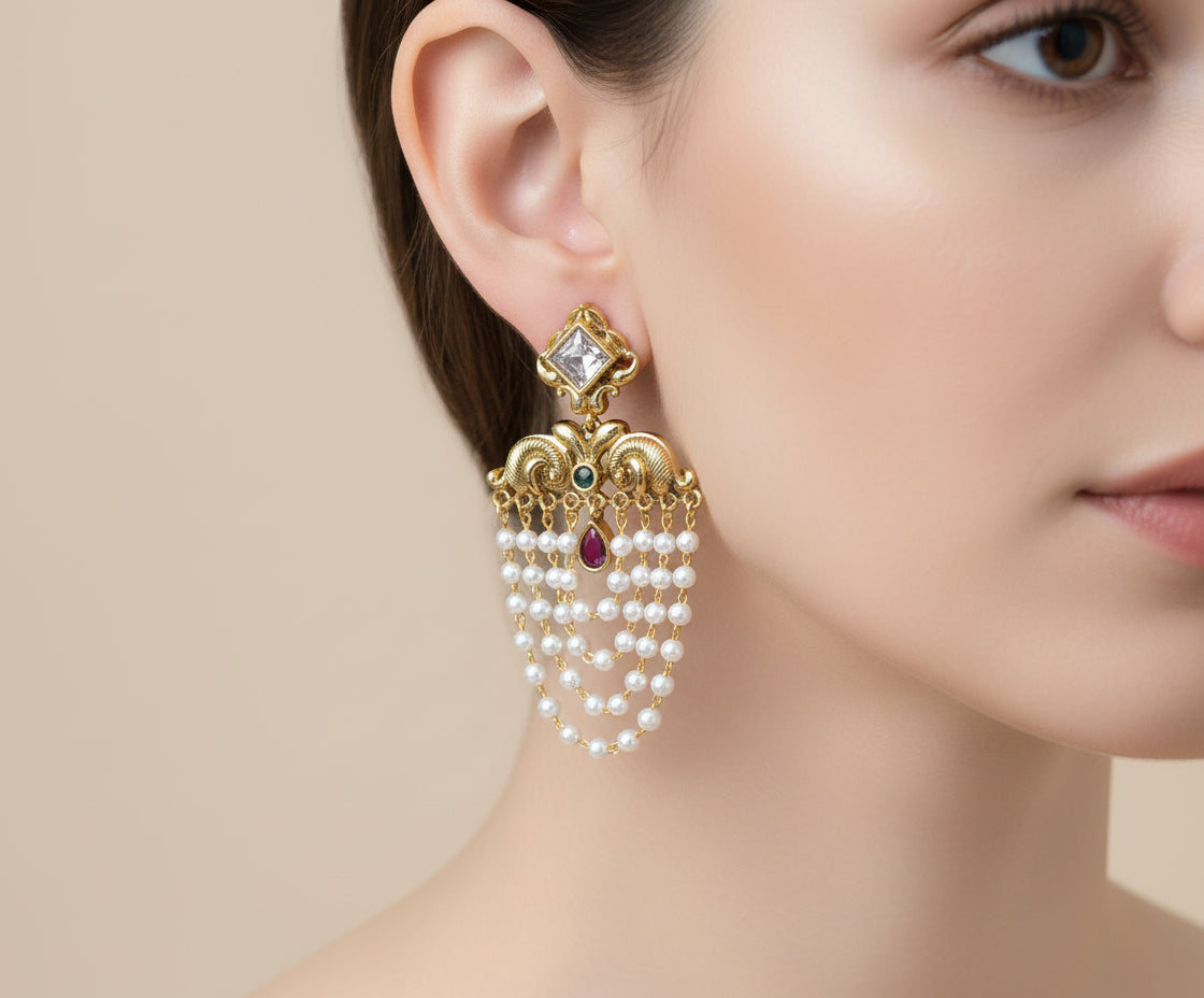 Yutika Danglers TE170-1 - Beaded Treasures