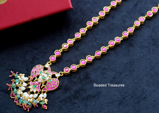 Jadau Jewellery Pendant Mala - Beaded Treasures