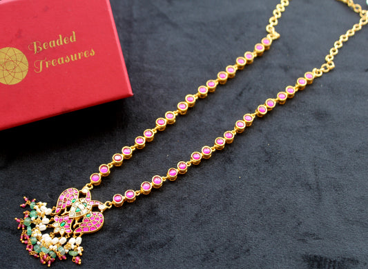 Jadau Jewellery Pendant Mala - Beaded Treasures