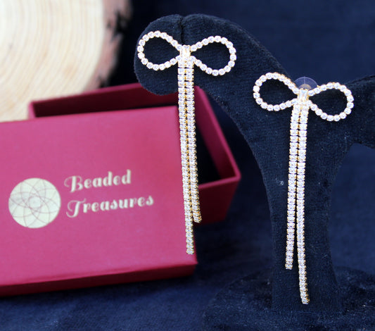 Dazzling Chains Earrings - Beaded Treasures