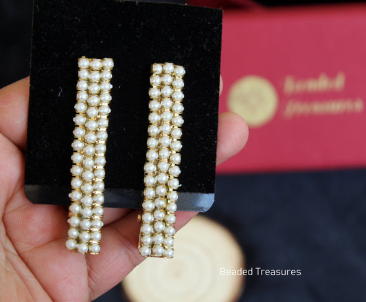 Pearl Hair Clips (Pair) - Beaded Treasures