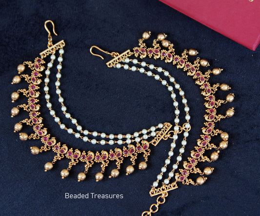 Antique Gold Hair Extensions with Kemp & Pearl - Beaded Treasures