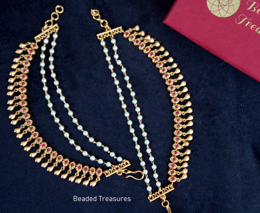 Antique Gold Hair Extensions with Kemp & Pearl - Beaded Treasures
