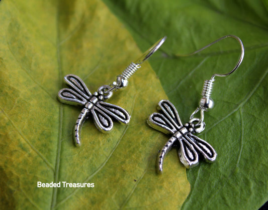 Dragonfly Earrings - Beaded Treasures