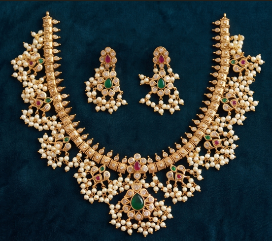Guttapusalu Necklace Set - Beaded Treasures